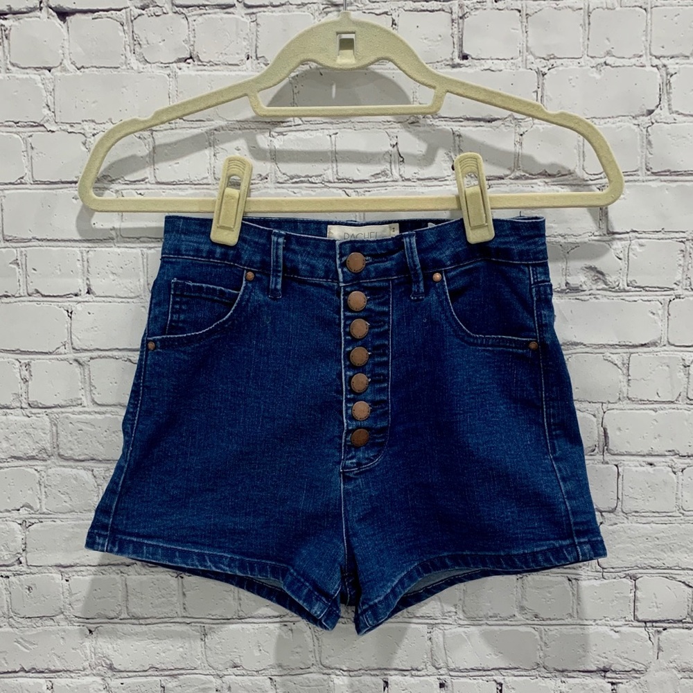Rachel Roy High Waisted Denim Shorts